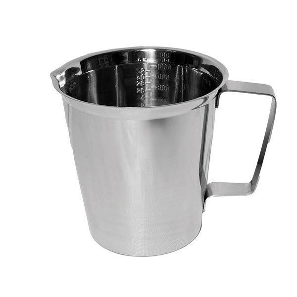 Jarra medidora, acero inoxidable, 1000 ml